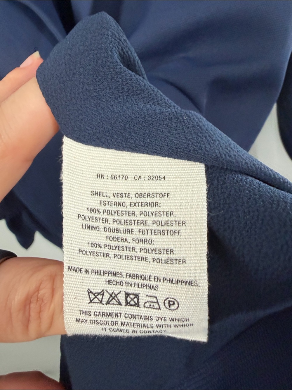 Anthropologie Cartonnier Navy Tie Sleeve Blazer - Picture 5 of 7